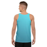 Men's Tank Top Featuring Stylish Origami Crane Print.
